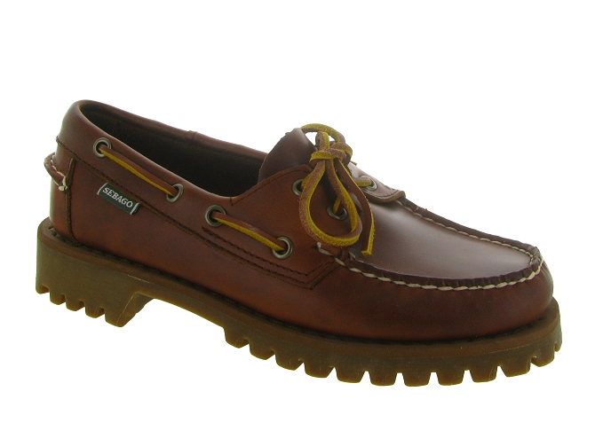 mocassins - Elégant - femme - Cuir - Marron - Sebago