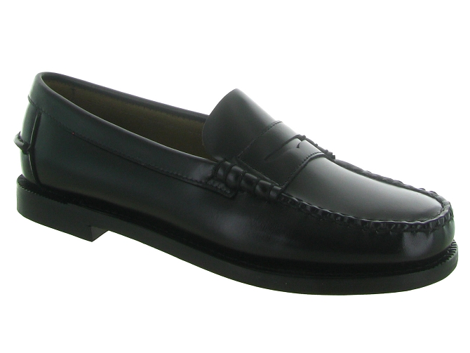 mocassins - Elégant - femme - Cuir - Noir - Sebago