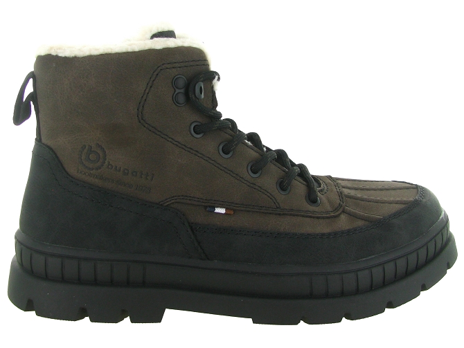 apres ski bottes fourrees - Bottes de neige - homme - Cuir - Marron - Bugatti5785101_2