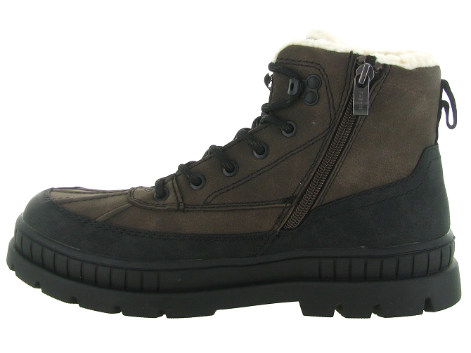 apres ski bottes fourrees - Bottes de neige - homme - Cuir - Marron - Bugatti5785101_4