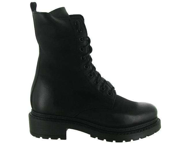 bottines et boots - Chelsea - femme - Cuir - Noir - Metisse5786001_2