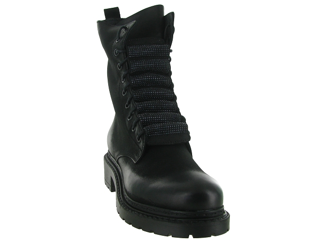bottines et boots - Chelsea - femme - Cuir - Noir - Metisse5786001_3