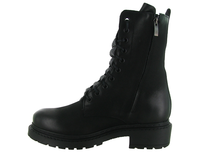 bottines et boots - Chelsea - femme - Cuir - Noir - Metisse5786001_4