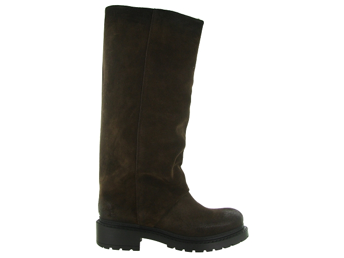 bottines et boots - Chelsea - femme - Nubuck - Marron - Metisse5786202_2