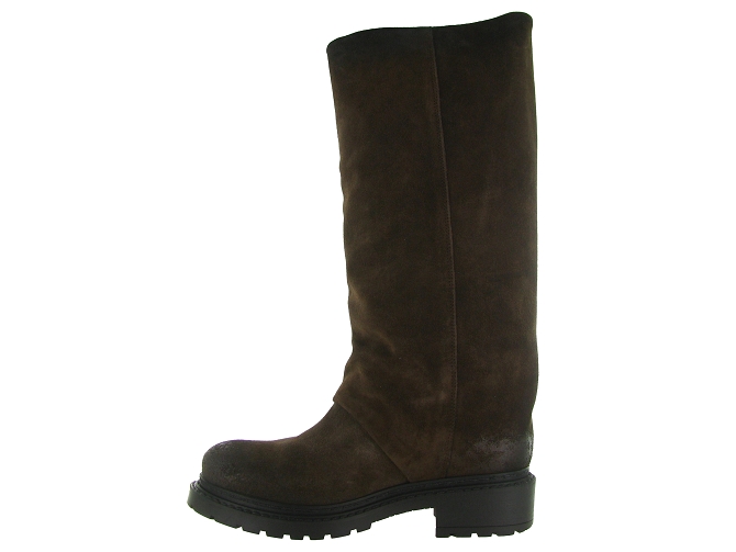 bottines et boots - Chelsea - femme - Nubuck - Marron - Metisse5786202_4
