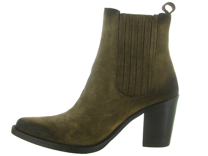bottines et boots - Chelsea - femme - Nubuck - Taupe - Emanuele crasto5786401_4