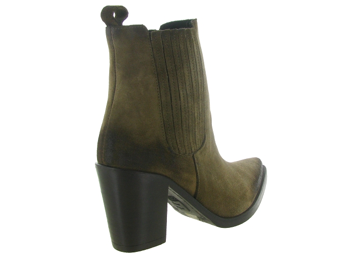 bottines et boots - Chelsea - femme - Nubuck - Taupe - Emanuele crasto5786401_5