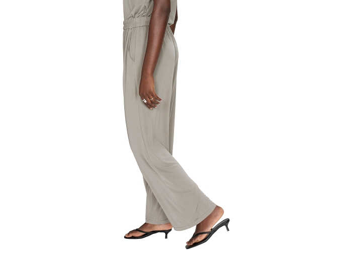 pantalon - DROIT - vetement femme - Textile - Kaki - Grace and mila5787602_4