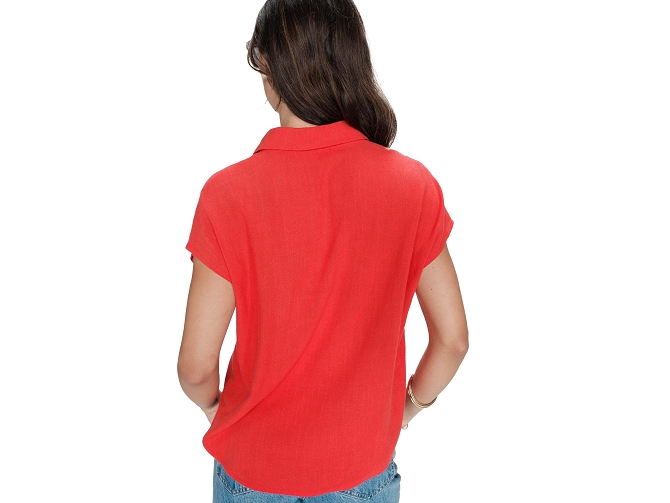 chemise - MANCHE LONGUE - vetement femme - Textile - Orange - Grace and mila5788102_4