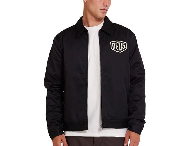 veste - LEGERE ETE - vetement homme - Cuir - Noir - Deus5789701_3