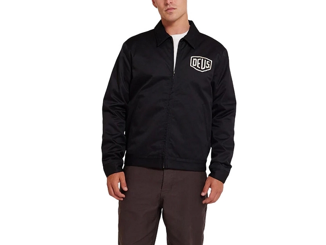 veste - LEGERE ETE - vetement homme - Cuir - Noir - Deus5789701_4