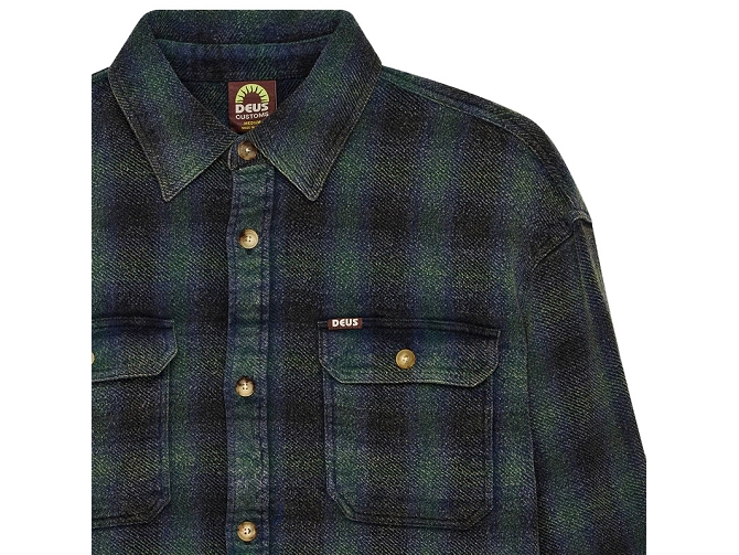 chemise - ML - vetement homme - Coton - Noir - Deus5790301_3