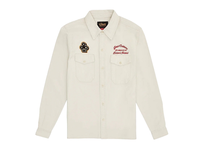 chemise - ML - vetement homme - Coton - Crème - Deus