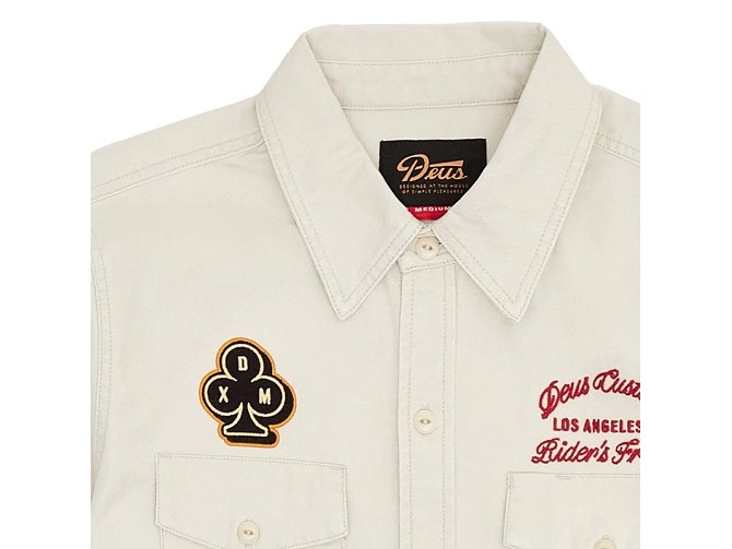 chemise - ML - vetement homme - Coton - Crème - Deus5790401_3