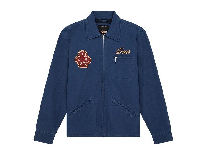 veste - LEGERE ETE - vetement homme - Coton - Bleu jean - Deus