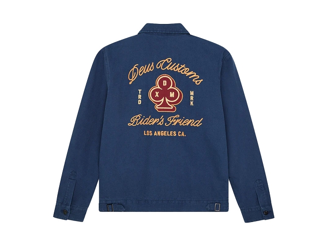 veste - LEGERE ETE - vetement homme - Coton - Bleu jean - Deus5790501_2