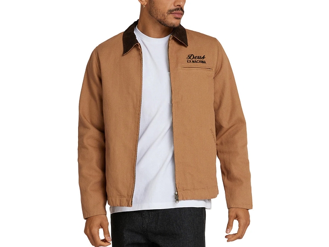 veste - LEGERE ETE - vetement homme - Coton - Camel - Deus5791001_5