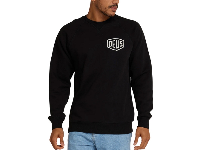 pull - ML - vetement homme - Coton - Noir - Deus5791601_3