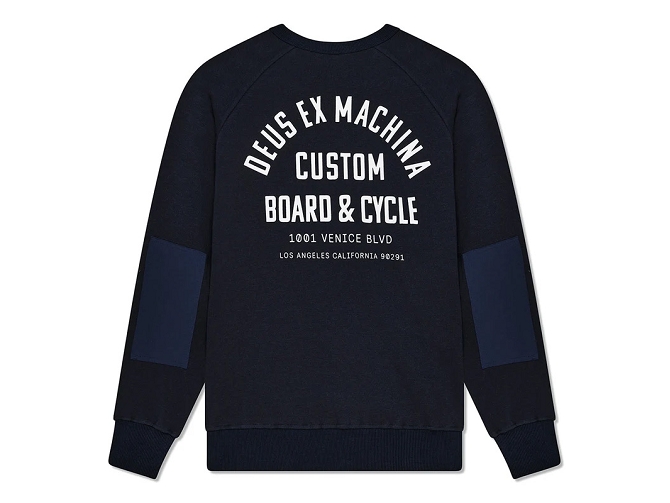 sweat - ML - vetement homme - Coton - Bleu Marine - Deus5792701_2