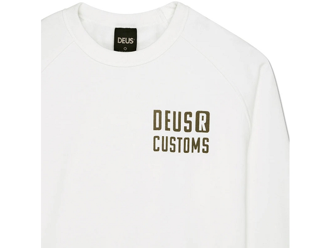 sweat - ML - vetement homme - Coton - Blanc - Deus5792702_3