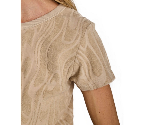 tee shirt - MC - vetement femme - Coton - Taupe - Graine5793801_3