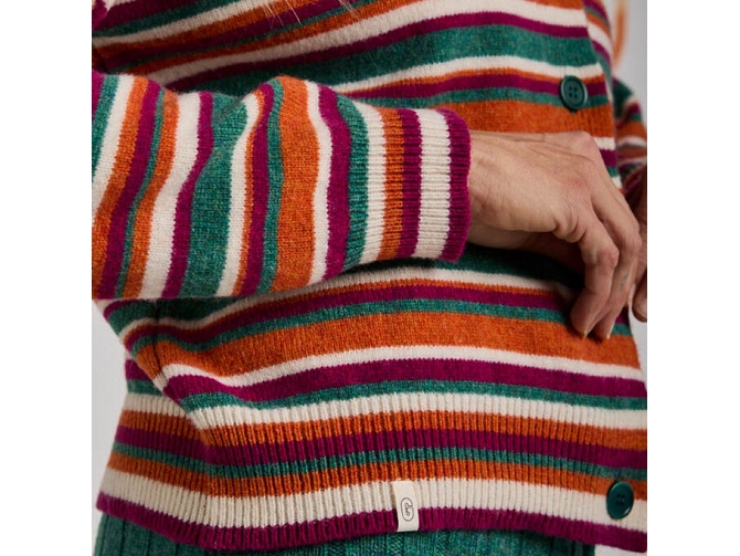 gilet - ML - vetement femme - Coton - Multicolor - Graine5794001_3