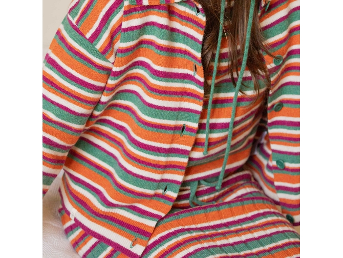 gilet - ML - vetement femme - Coton - Multicolor - Graine5794001_4