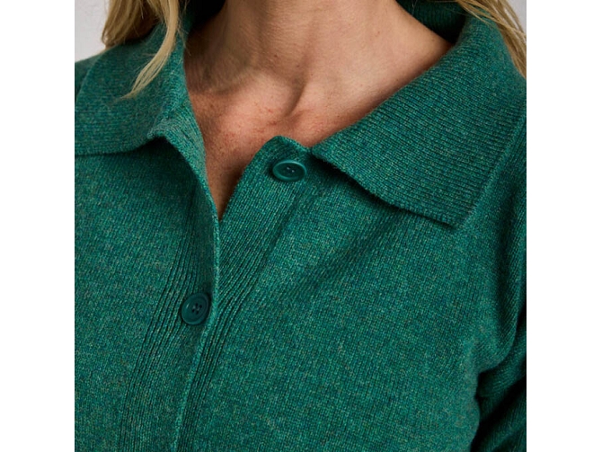 pull - ML - vetement femme - Coton - Vert - Graine5794101_3