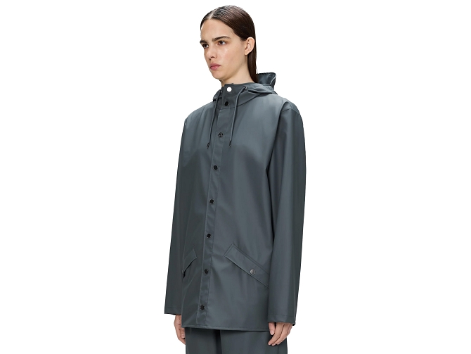 veste - IMPERMEABLE - vetement femme - Textile - Vert - Rains5795001_4