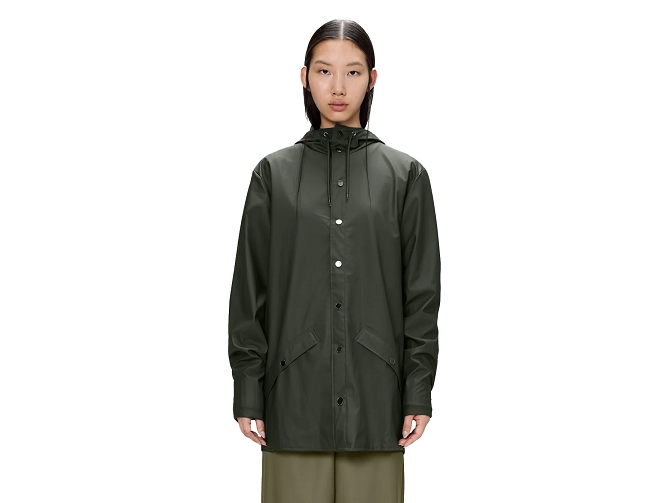 veste - IMPERMEABLE - vetement femme - Textile - Vert - Rains5795006_2