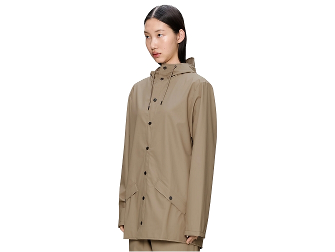 veste - IMPERMEABLE - vetement femme - Textile - Beige - Rains5795009_4