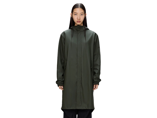veste - IMPERMEABLE - vetement femme - Textile - Vert - Rains5795201_2