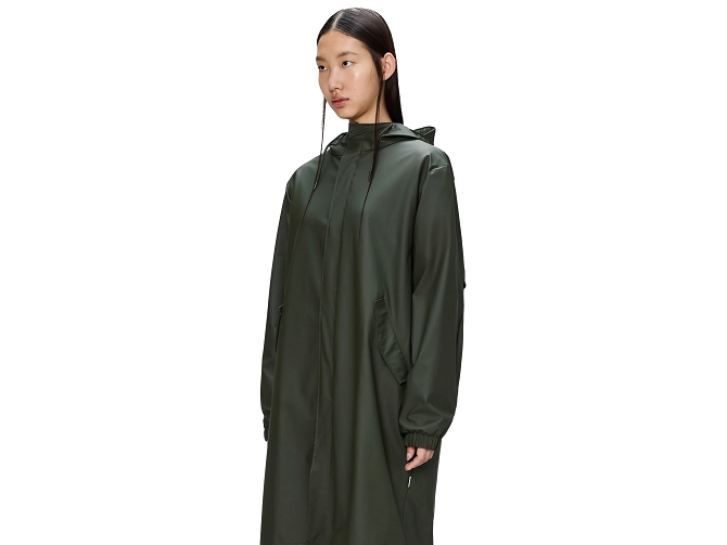 veste - IMPERMEABLE - vetement femme - Textile - Vert - Rains5795201_4