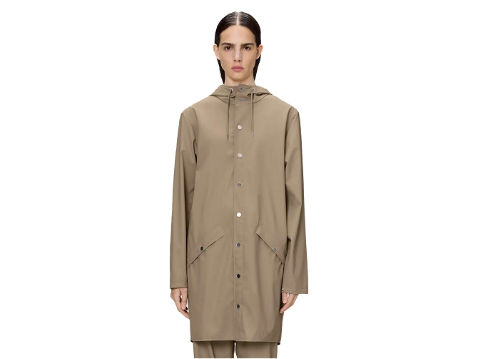 veste - IMPERMEABLE - vetement femme - Textile - Beige - Rains5795301_2