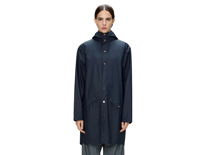 veste - IMPERMEABLE - vetement femme - Textile - Bleu Marine - Rains5795302_2