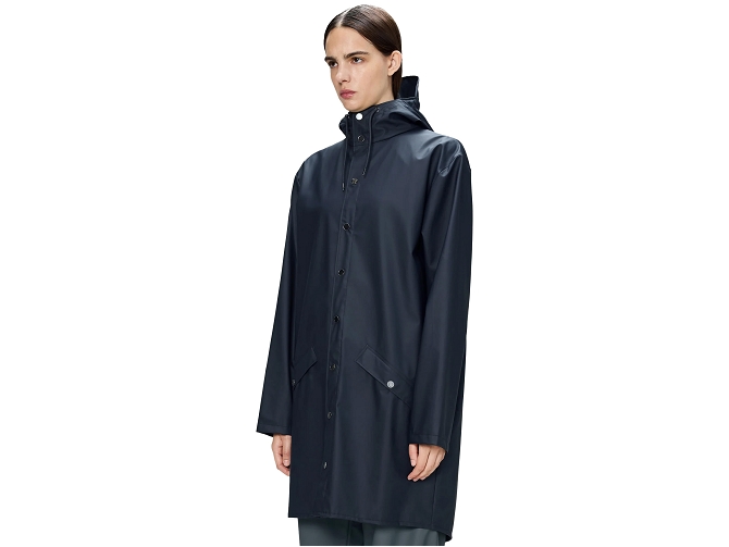 veste - IMPERMEABLE - vetement femme - Textile - Bleu Marine - Rains5795302_4