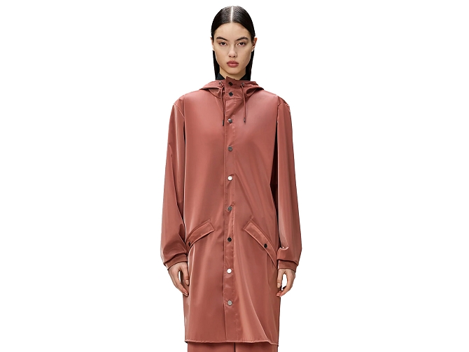 veste - IMPERMEABLE - vetement femme - Textile - Orange - Rains5795304_2