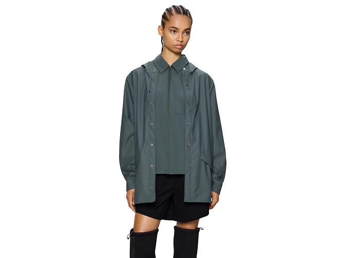 veste - IMPERMEABLE - vetement femme - Textile - Gris - Rains5795305_2