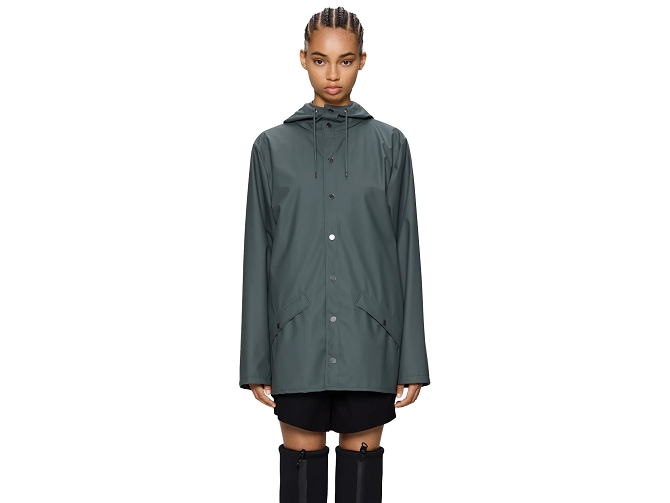 veste - IMPERMEABLE - vetement femme - Textile - Gris - Rains5795305_4