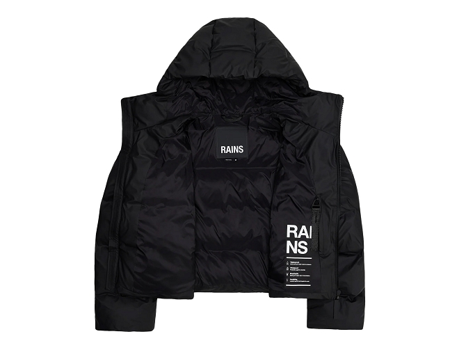 veste - DOUDOUNE - vetement femme - Textile - Noir - Rains5795901_4