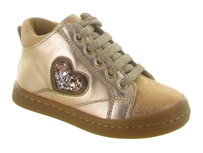 pre marche du 16 au 23 - Semelle souple - bebe fille - Cuir - Rose - Babybotte