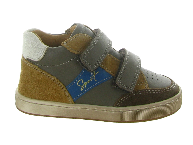 pre marche du 16 au 23 - Semelle souple - bebe garcon - Cuir - Taupe - Babybotte5796501_2