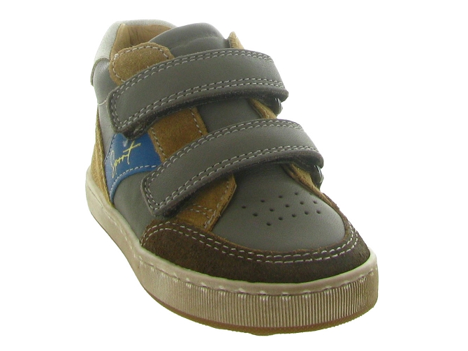 pre marche du 16 au 23 - Semelle souple - bebe garcon - Cuir - Taupe - Babybotte5796501_3