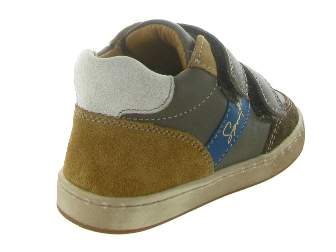 pre marche du 16 au 23 - Semelle souple - bebe garcon - Cuir - Taupe - Babybotte5796501_5
