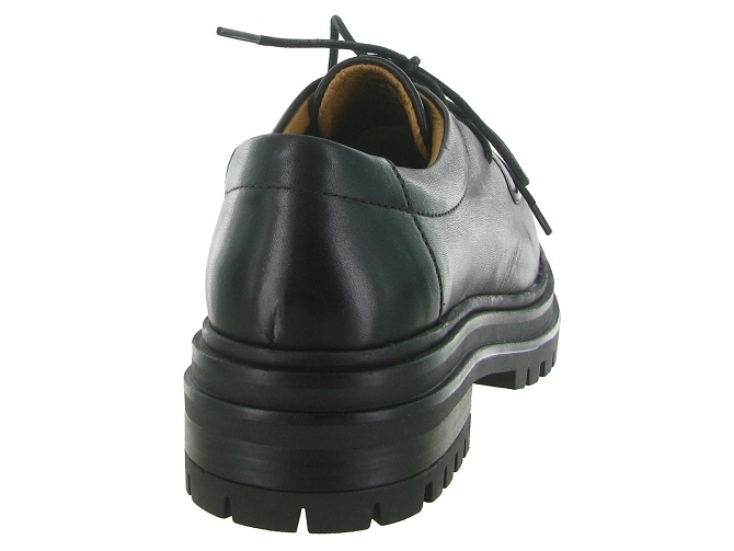chaussures a lacets - Derby - femme - Cuir - Noir - Creator5798801_5