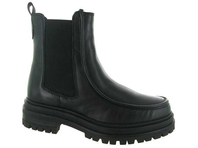 bottines et boots - Casual - femme - Cuir - Noir - Creator