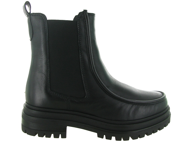 bottines et boots - Casual - femme - Cuir - Noir - Creator5799001_2