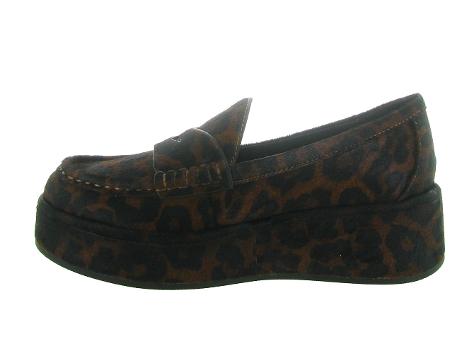 mocassins - Compensé - femme - Fourrure synthétique - Léopard - Bibi lou5799401_4