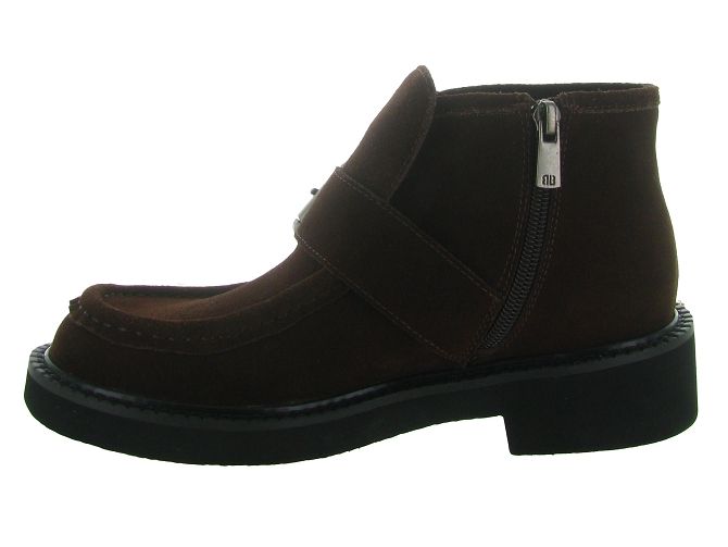 bottines et boots - Casual - femme - Nubuck - Marron - Bibi lou5799701_4