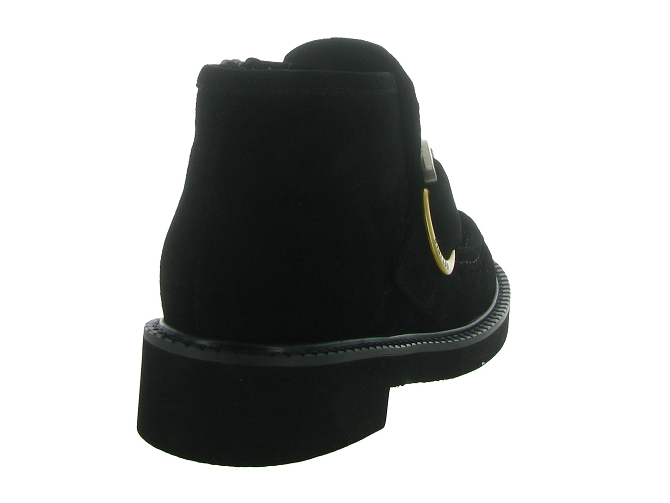bottines et boots - Casual - femme - Nubuck - Noir - Bibi lou5799702_5